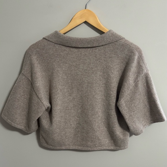Reformation Maye Cashmere Polo Sweater - Picture 4 of 10